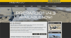 Desktop Screenshot of prepar3d.com